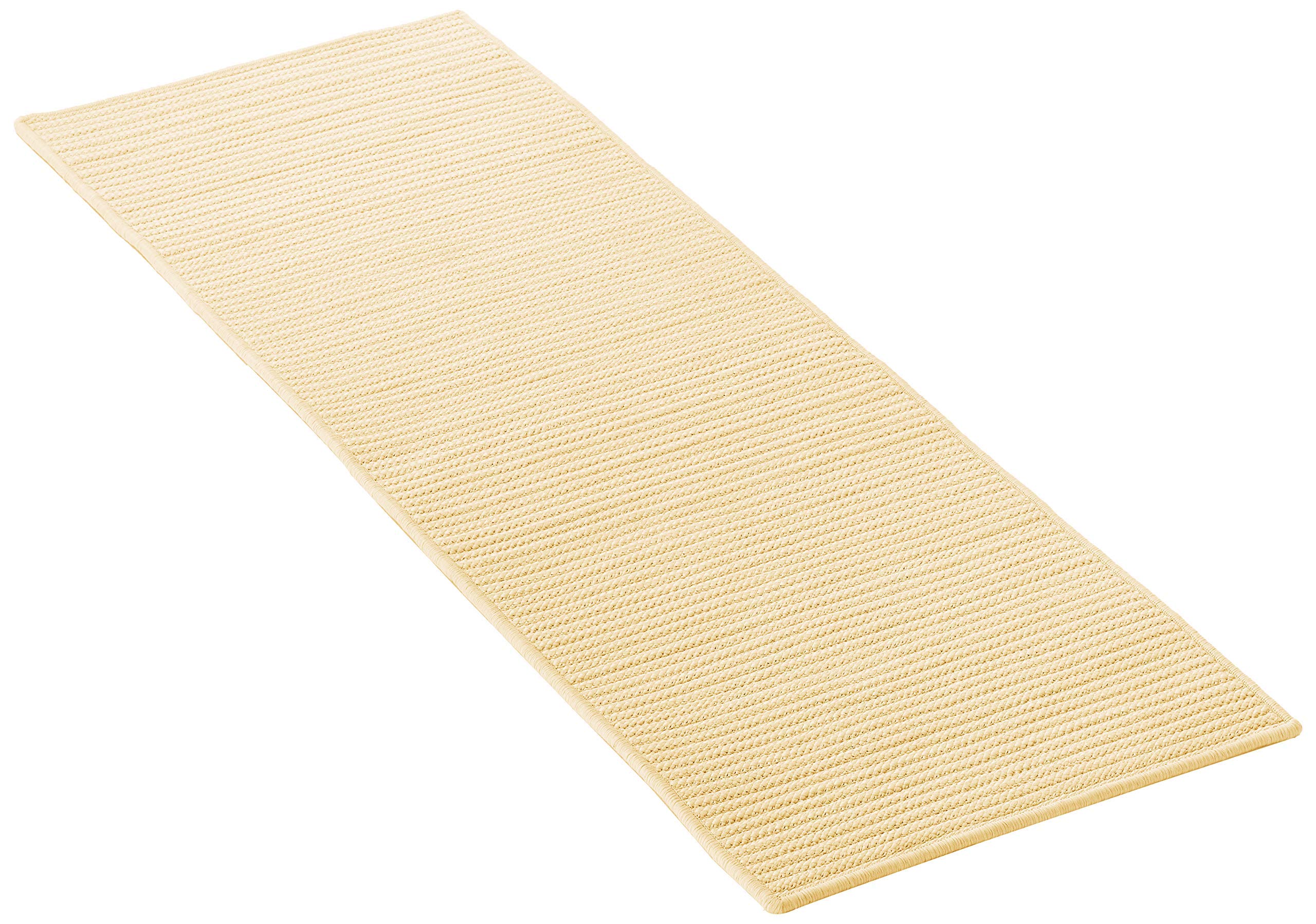 Simply Home Solid Pale Banana Area Rug 2x12 - Soft & Durable for Living Room, Bedroom, or Office Decor