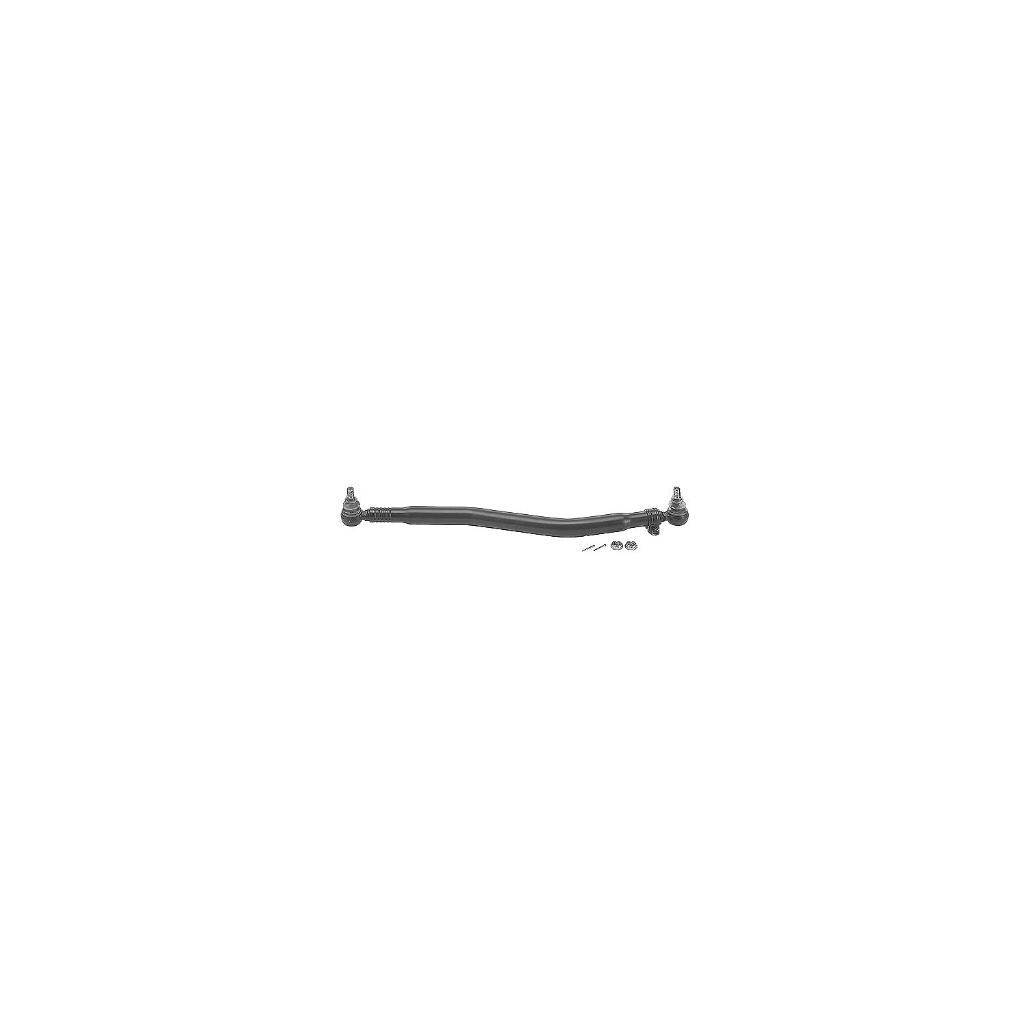 Febi Bilstein 18335 Drag Link with Castle Nuts & Cotter Pins | Steering Gear to Front Axle Replacement | Heavy Duty Suspension Part for Trucks & SUVs | Off-Road & Towing Use