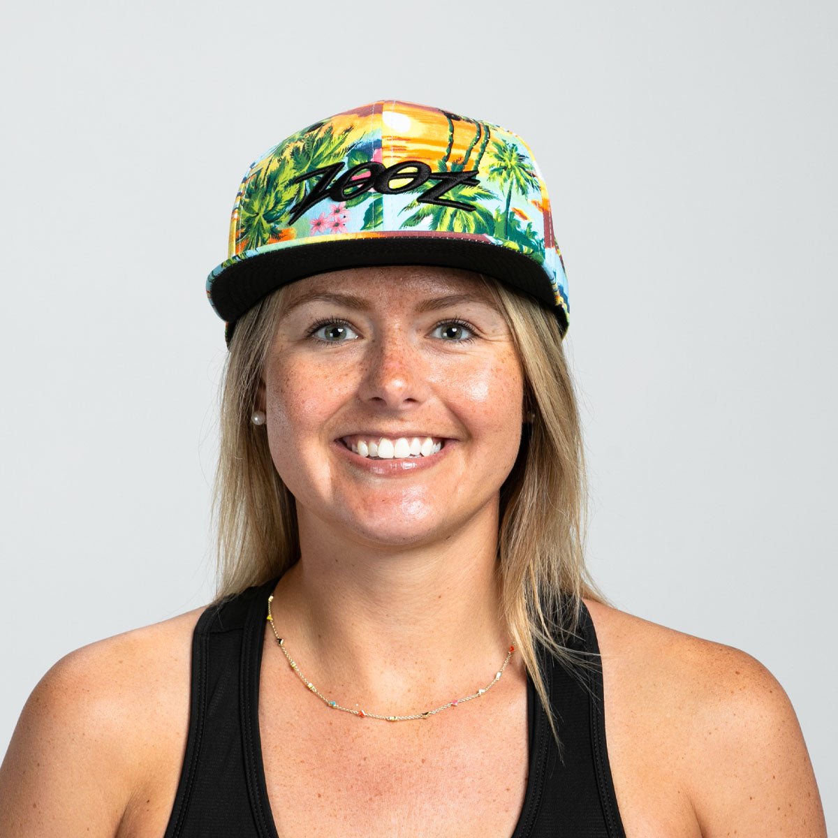Unisex Flat Bill Hat - Yellow Floral Design Snapback Cap for Men & Women | Perfect for Outdoor Activities, Sports, and Casual Wear