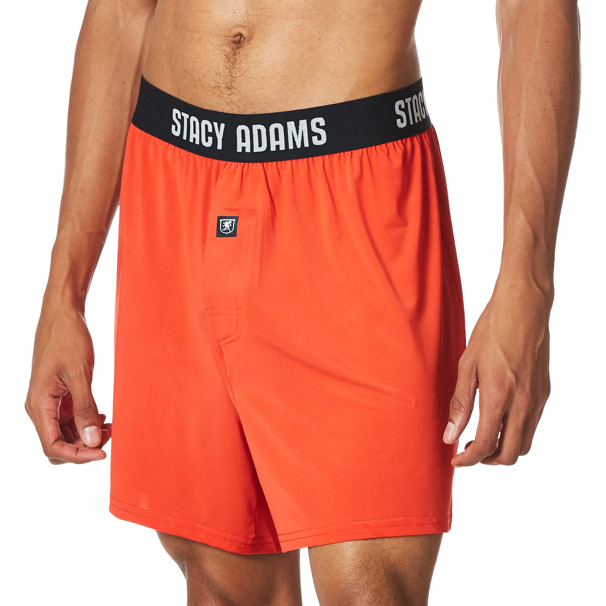 Stacy Adams Men's Big & Tall Boxer Shorts - Comfortable Cotton Underwear for Everyday Wear, Workout & Lounge