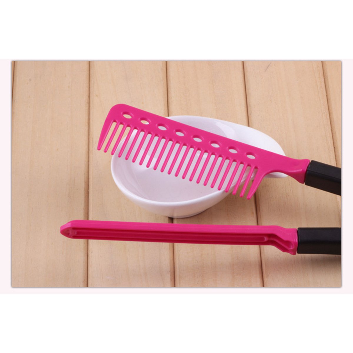 V-Shaped Hair Brush - Professional Styling Tool for Straightening & Detangling Hair - Perfect for Salon, Home Use & Travel