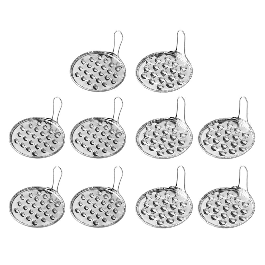 Luxshiny 10 Pcs Stainless Steel Jelly Scraper Set - Kitchen Gadget for Cold Noodle Making, Snack Tools, and Food Preparation - Perfect for Home Kitchen Use in Cooking and Baking