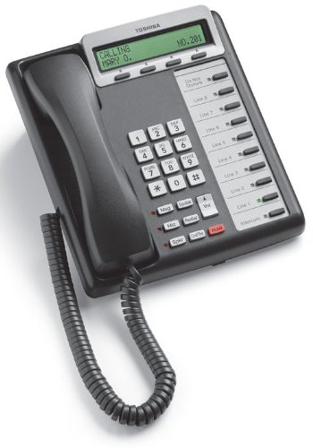 Toshiba IPT2010-SD VoIP Business IP Phone with HD Voice, Call Forwarding & 3-Way Conferencing - Ideal for Office, Call Center & Remote Work