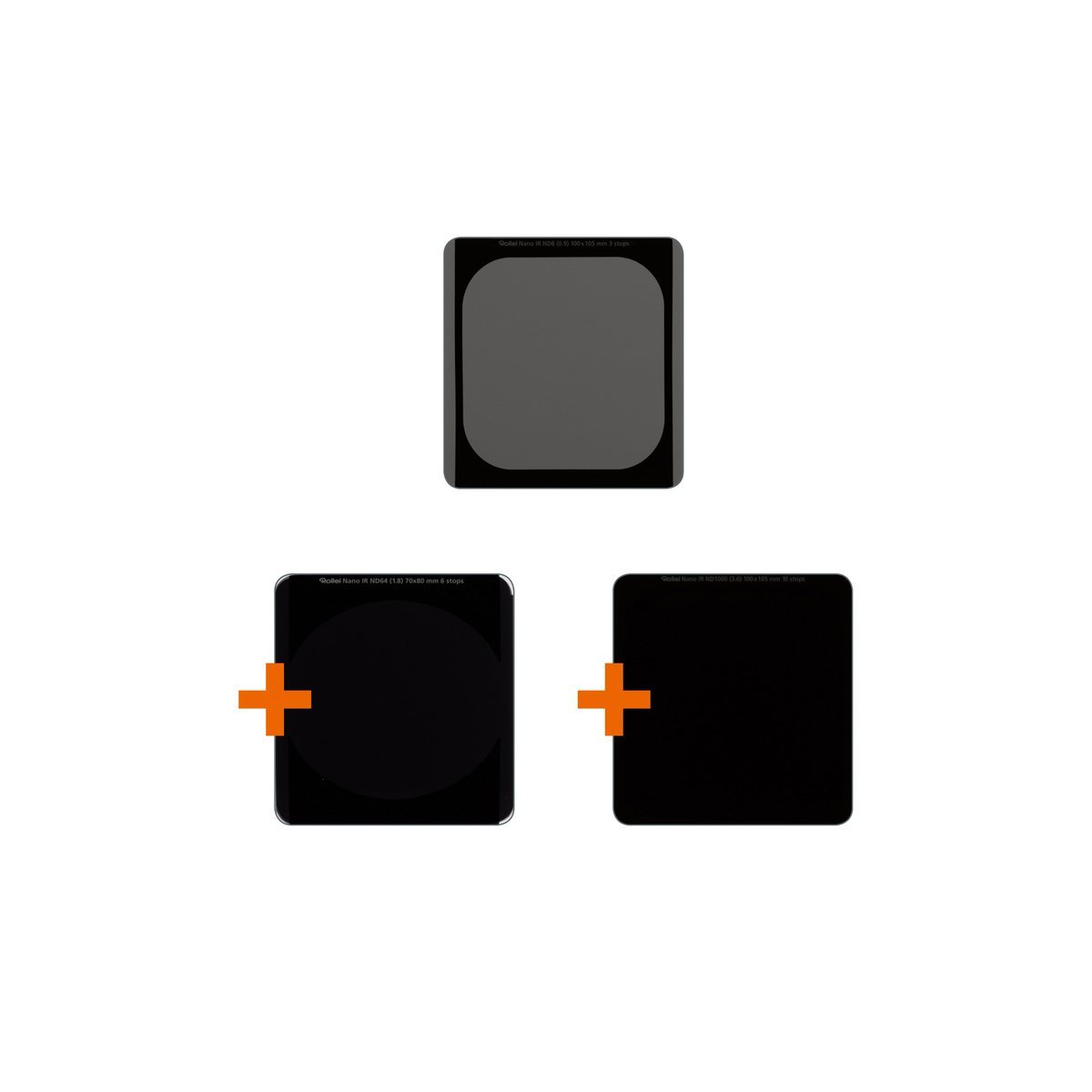 Rollei Mark II ND Filter Set for Long Exposure Photography - Includes ND8, ND64 & ND1000 Filters | Square, Plug-in & Slide-in Filter Options | Perfect for Landscape, Waterfall & Architectural Photography