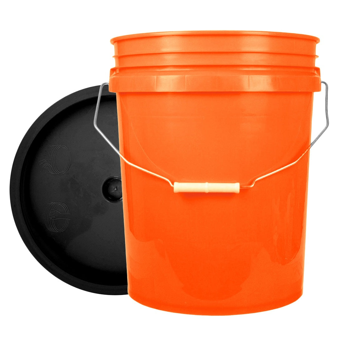 Premium Round Bucket Set for Home & Garden - Durable Plastic Storage Pails for Cleaning, Organizing, and DIY Projects - Ideal for Household, Office, and Outdoor Use