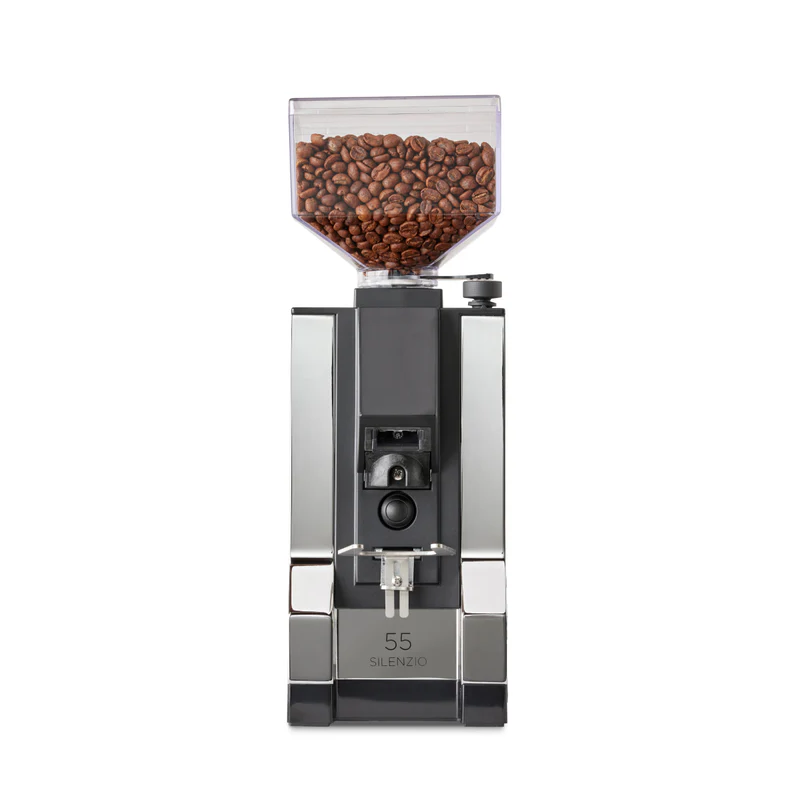Eureka Mignon Silenzio 55 Espresso Grinder - Quiet Coffee Bean Grinder for Espresso Machines, Conical Burr Mill with 55mm Steel Blades - Perfect for Home Baristas & Coffee Shops