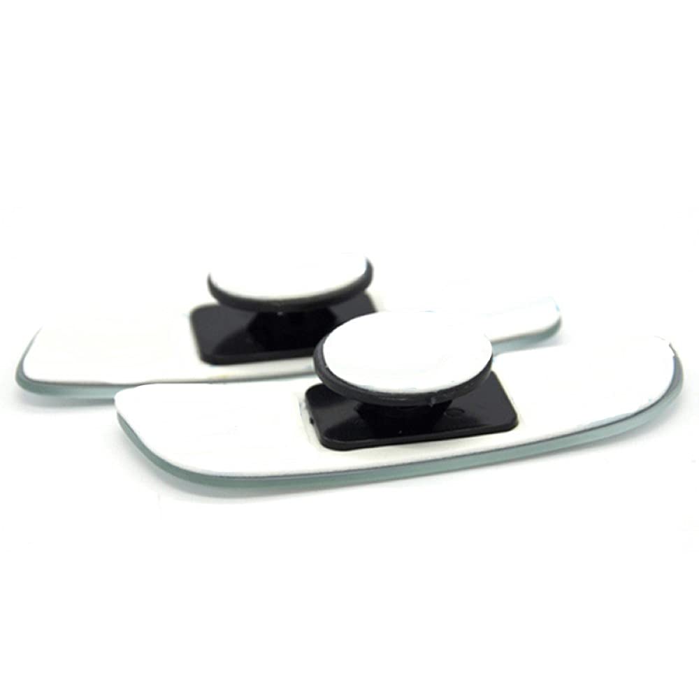 2Pcs 360° Wide Angle Convex Blind Spot Mirror - Adjustable Rear View Mirror for Car & Motorcycle - Perfect for Parking, Lane Changing & Enhanced Safety