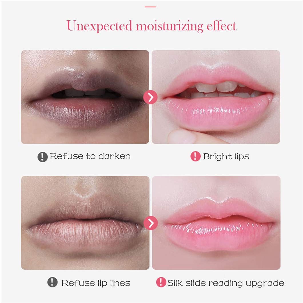 30PCS Collagen Lip Mask Sheets - Hydrating & Plumping Lip Patches for Dry, Chapped Lips - Moisturizing Lip Care Treatment with Rose Pink Crystal Formula - Perfect for Night Care, Makeup Prep & Winter Lip Protection