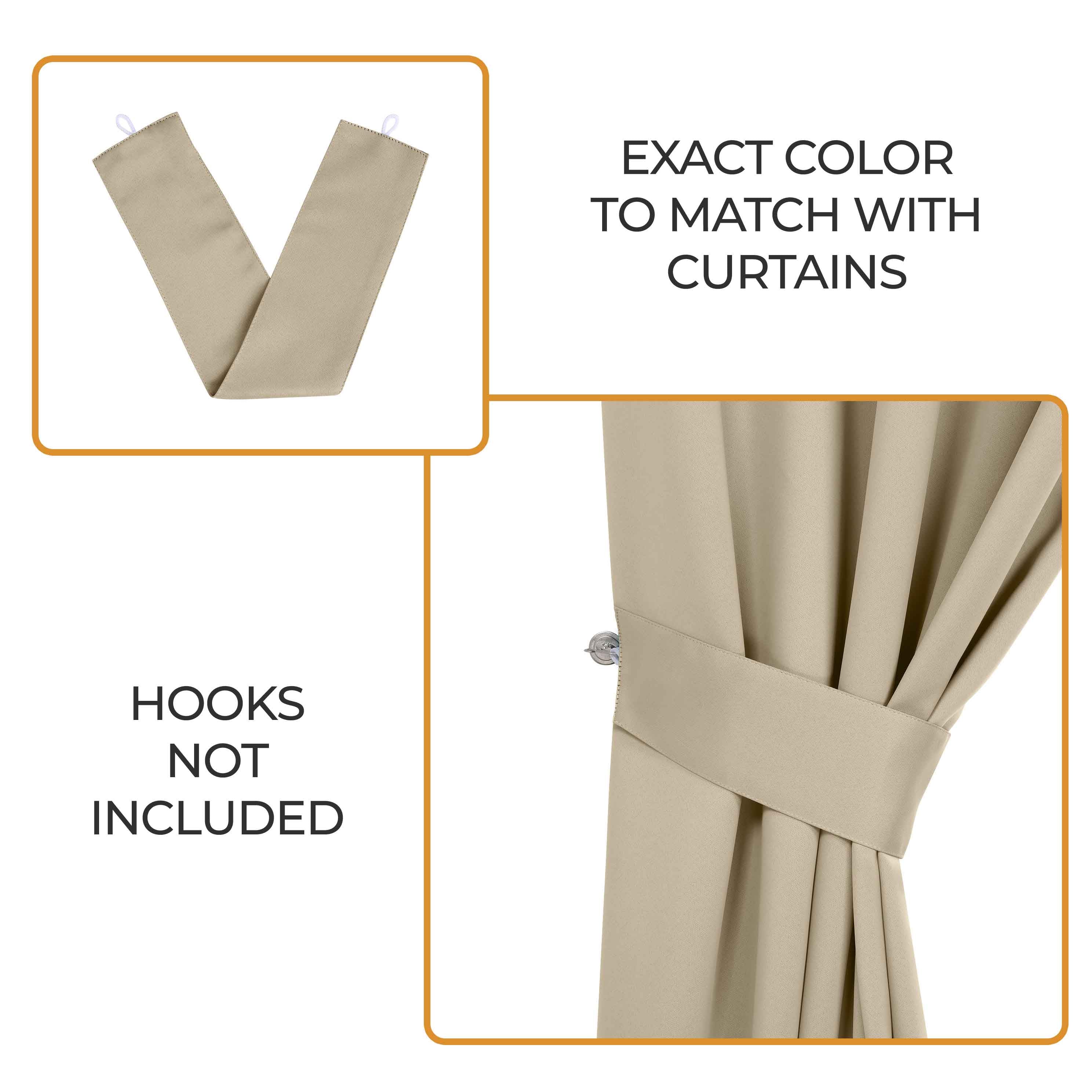 Machine Washable Blackout Curtains for Bedroom - Solid Room Darkening Window Drapes (Set of 2 Panels) - Perfect for Home Theater, Nursery & Light Sleepers