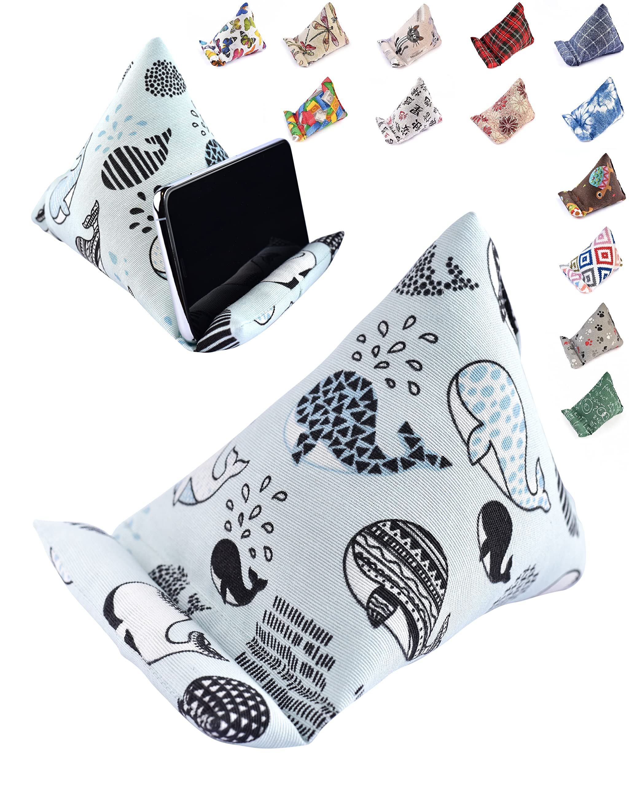 Handmade Phone Pillow Stand for iPhone & Smartphones - Home & Office Use