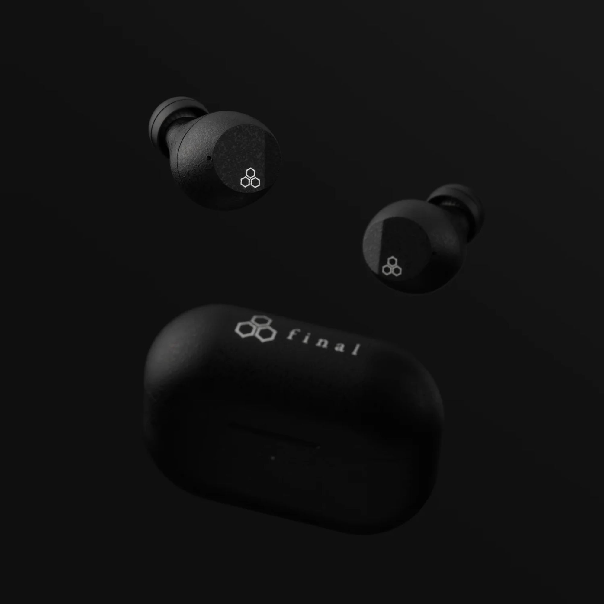 Final ZE3000 SV Black True Wireless Earbuds - Hi-Fi Sound, Noise Cancelling, Bluetooth 5.2 - Perfect for Gym, Running, Commuting & Work from Home