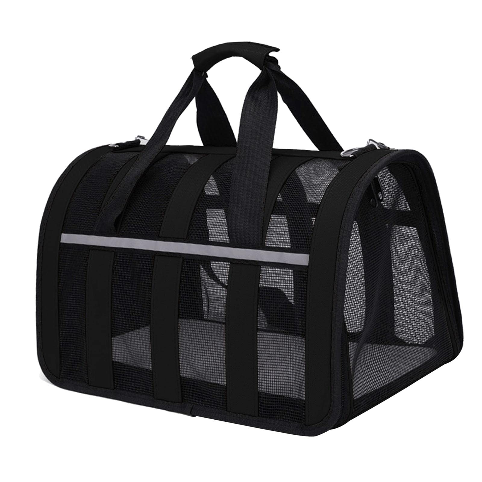 Enakshi Portable Dog Sling Carrier for Travel & Sightseeing - Lightweight, Durable Black Pet Bag for Small Dogs - Perfect for Hiking, Shopping, and Outdoor Adventures