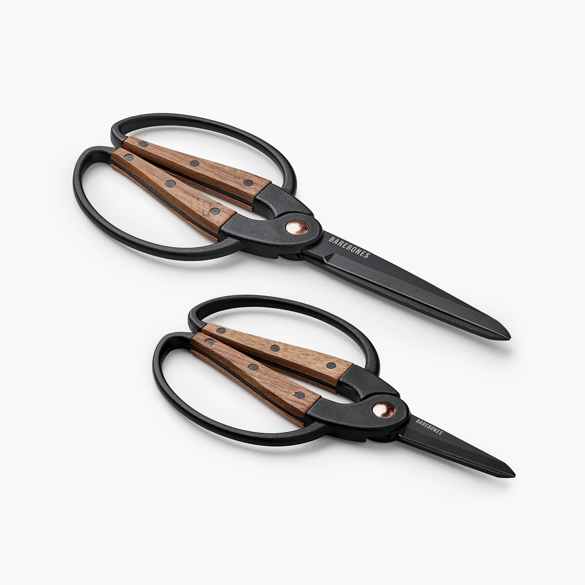 Premium Walnut Garden Scissors - Heavy Duty Pruning Shears for Gardening, Trimming, and Harvesting - Perfect for Fruits, Herbs, and Flowers