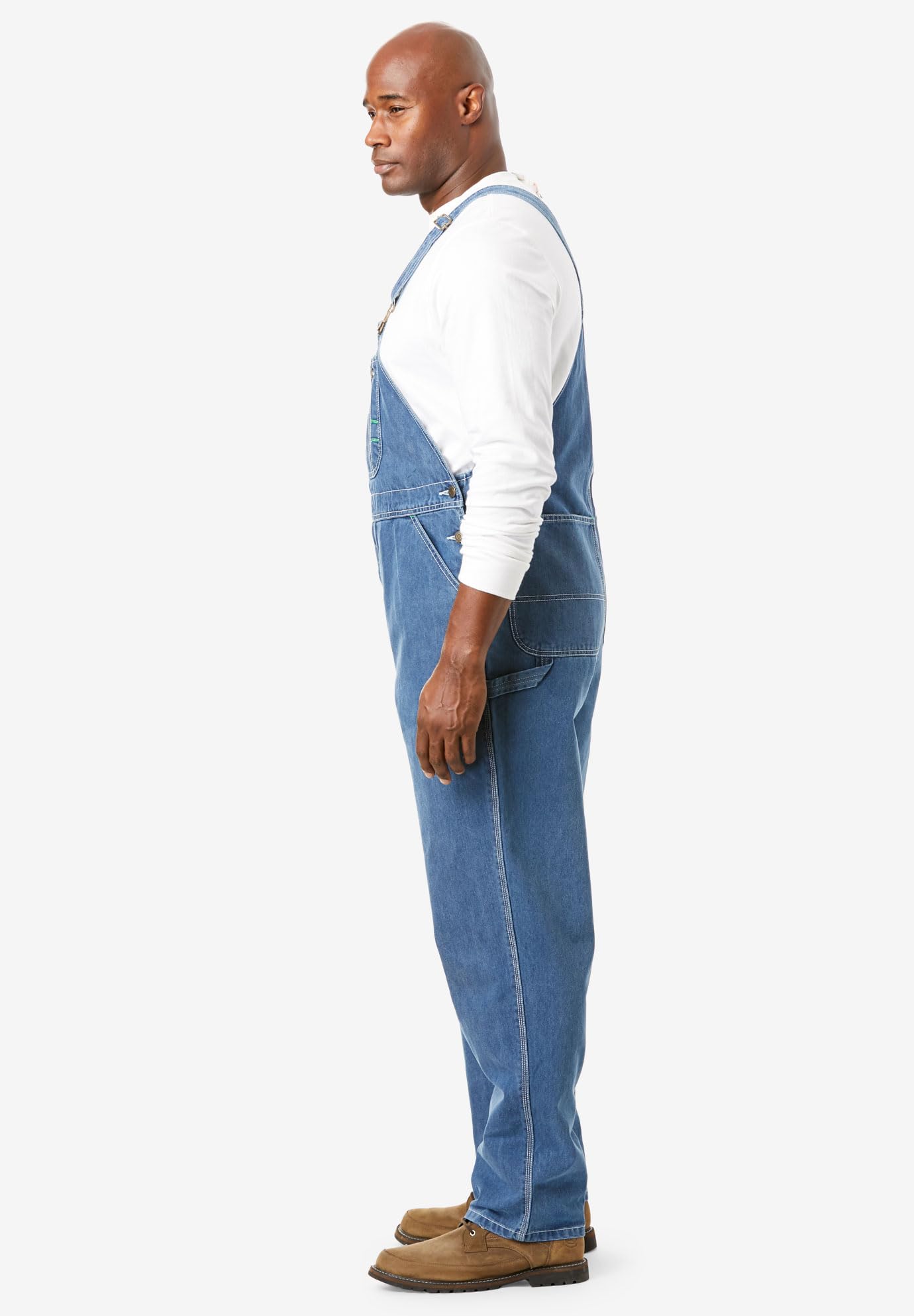 KingSize Men's Big & Tall Denim Overalls - Comfortable Workwear for Outdoor & Farming - Boulder Creek Durable Overalls for Gardening, Construction & DIY Projects