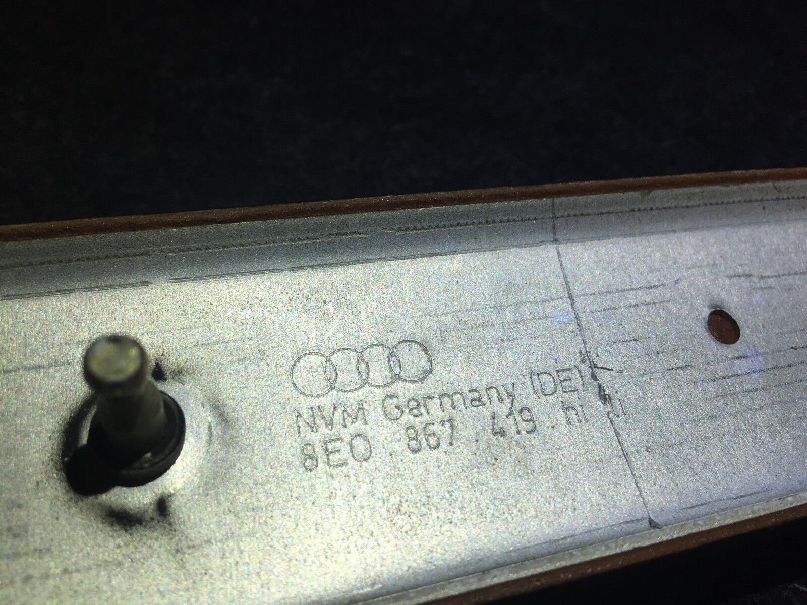 2005-2008 Audi A4 B7 Left Rear Driver Side Door Trim Panel OEM Replacement Part - Perfect for Interior Repair & Car Restoration Projects