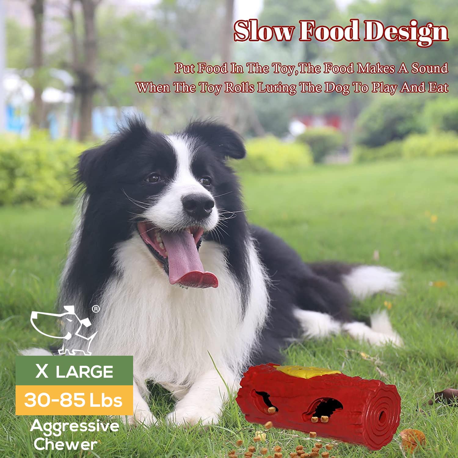 Indestructible Dog Chew Toys for Aggressive Chewers - Heavy Duty Chew Toys for Small, Medium & Large Breed Dogs - Durable XXL Dog Bone for Powerful Jaws - Perfect for Teething, Anxiety Relief & Playtime