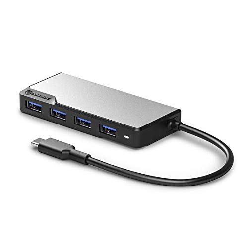 ALOGIC USB-C Fusion Swift Hub - 4-in-1 Type C Adapter with USB 3.0 (5Gbps) for MacBook Pro/Air & iPad Pro/Air - Perfect for Home Office, Travel & Multi-Device Charging