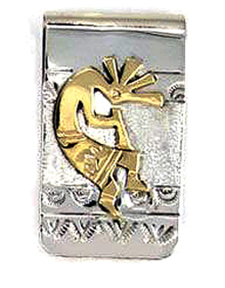 Authentic Kokopelli Money Clip by Navajo Artist Genevieve Jones - Handcrafted Native American Wallet Accessory for Cash & Cards | Perfect Gift for Collectors & Southwest Style Lovers