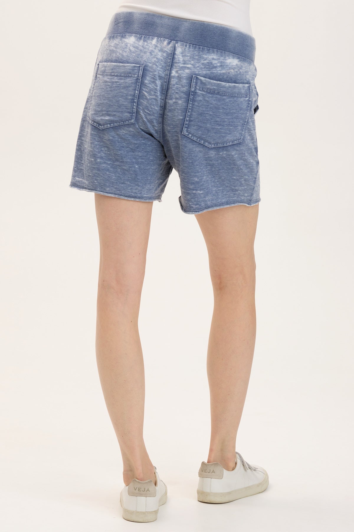 Stylish Women's Burnout Shorts - Soft & Distressed Denim Shorts for Casual Wear, Summer Outfits, and Beach Vacations