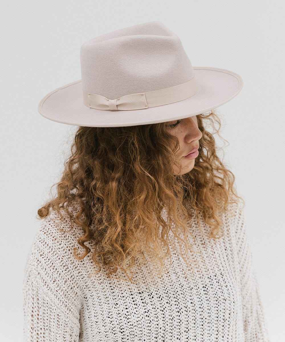 Monroe Rancher Fedora Hat for Men & Women - Western Style Cowboy Hat with Wide Brim - Perfect for Outdoor, Rodeo, and Country Music Events