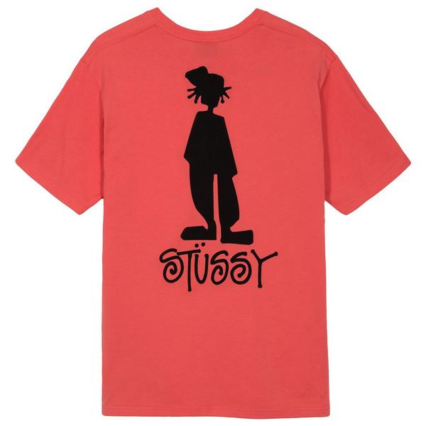 Stussy RaggaMon Tee Rose - Vintage Graphic T-Shirt for Men & Women - Streetwear Fashion for Casual Wear & Hip Hop Style