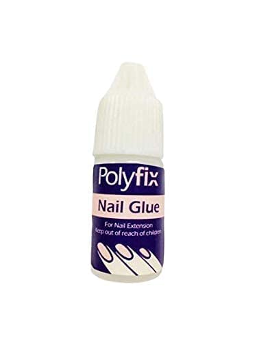 D.B.Z. Professional 500 Acrylic False Nail Tips - Natural Fake Nails with Edge Cutter, Nail Clipper & Glue Kit for UV Gel & Acrylic Nails - Perfect for Home Manicure & Salon Nail Art