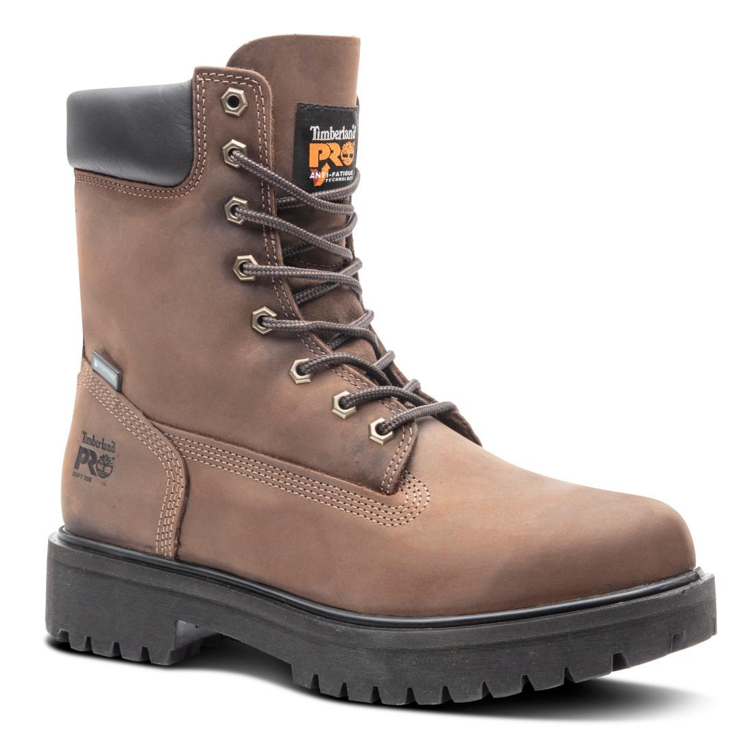 Waterproof Composite Toe Work Boots with Metatarsal Guard - Black - Durable Safety Footwear for Construction, Industrial & Outdoor Work