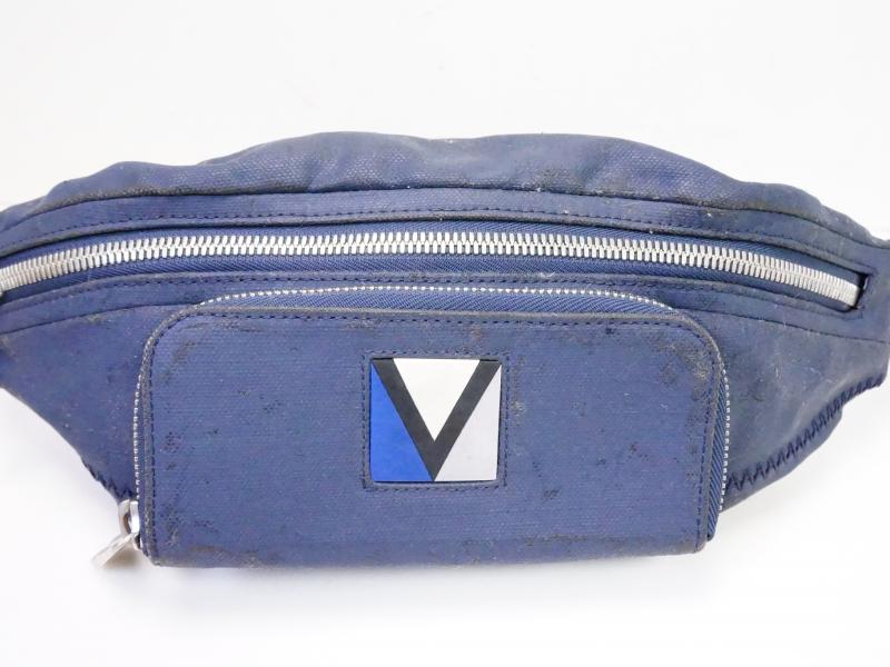 Authentic Pre-Owned Louis Vuitton LV Cup 2007 Dark Blue Mizenu Bum Bag Hip Sac M80706 210568 - Vintage Luxury Waist Pack for Travel, Concerts & Everyday Use