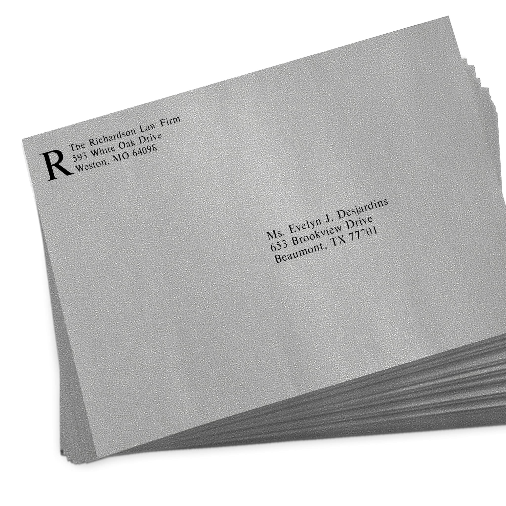 LUXPaper 9 x 12 Silver Metallic Booklet Envelopes - 80lb Text Weight (Pack of 250) - Perfect for Wedding Invitations, Business Mailers & Greeting Cards
