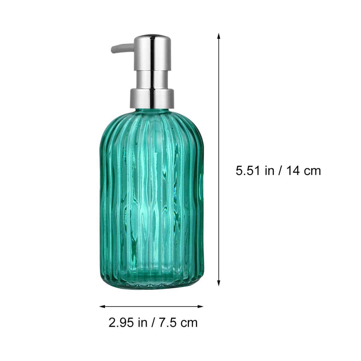 Cabilock 2-Pack Travel Shampoo Bottles - Empty Glass Pump Bottles for Toiletries, Hand Soap & Liquid Dispenser - Leak-Proof Refillable Containers for Shower, Gym & Travel Accessories