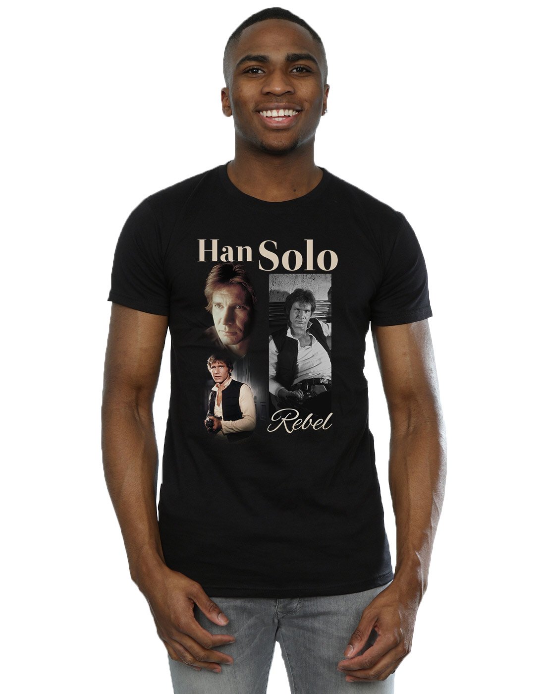 Star Wars Han Solo Vintage 90s Style Men's T-Shirt - Cool Retro Graphic Tee for Fans, Cosplay & Casual Wear