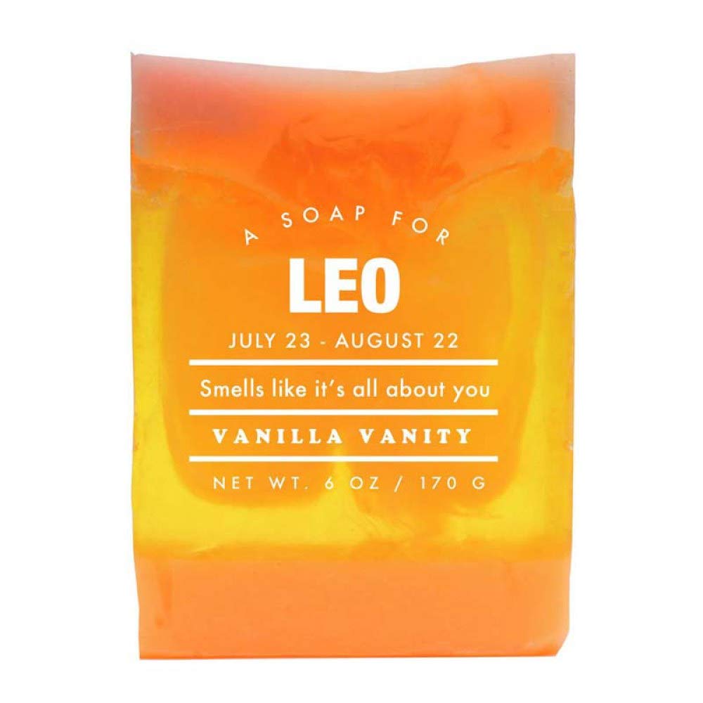Leo Zodiac 6 Ounce Bar Soap - Natural Handmade Astrology Soap for Bath & Shower - Perfect Gift for Leo Sign Lovers