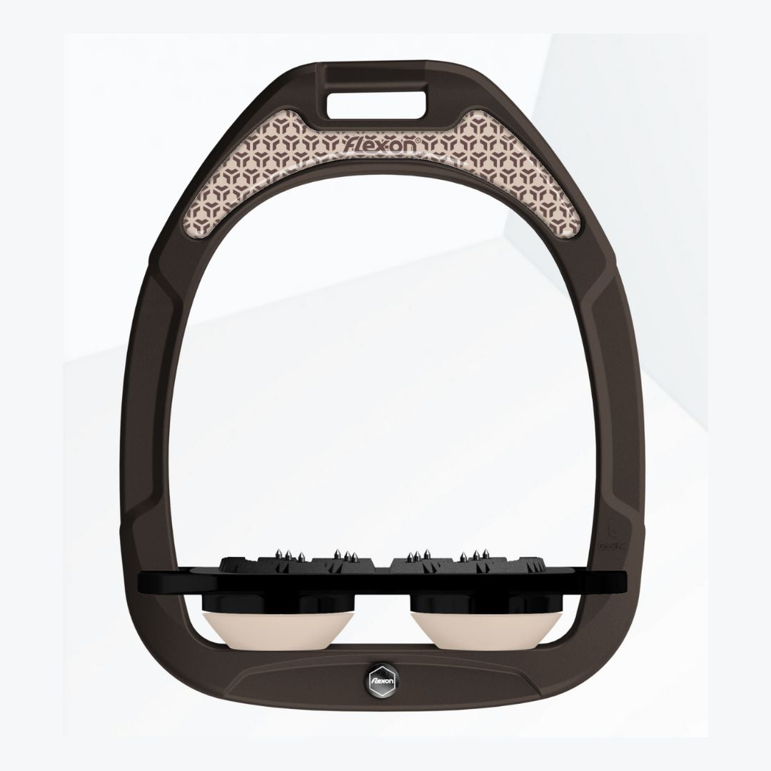 Flex On Composite Stirrup - Lightweight & Durable Equestrian Stirrups for Horse Riding - Perfect for Trail Riding, Jumping & Dressage