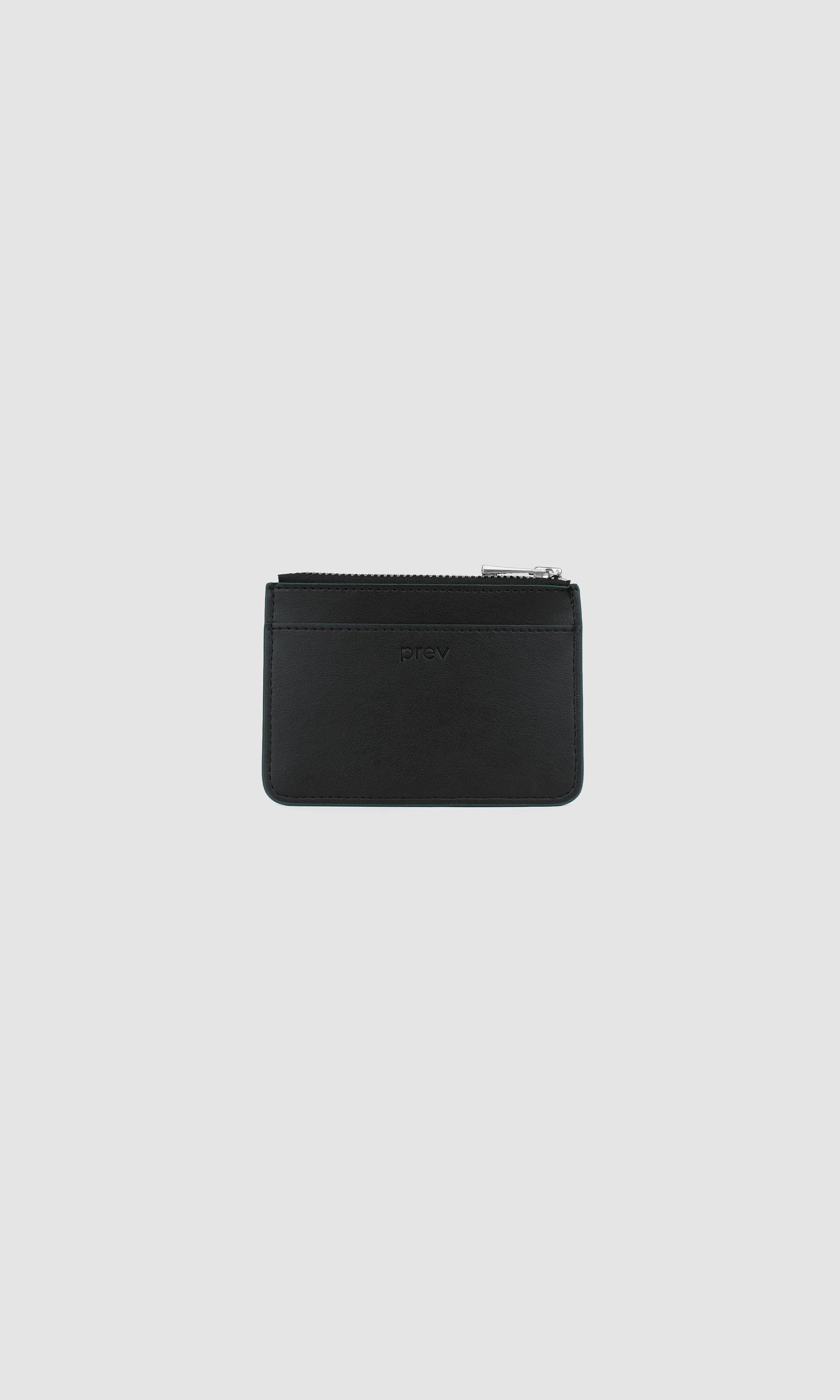 Vegan Apple Leather Card Holder for Men & Women - Slim RFID Blocking Wallet - Perfect for Travel, Business & Everyday Use | Black