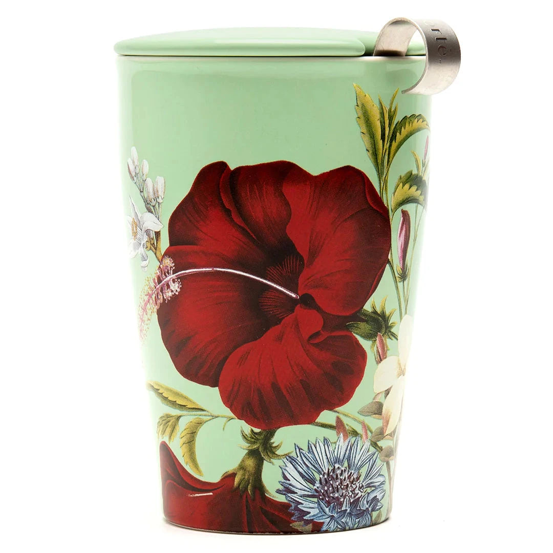 Tea Forte KATI Infuser Cup - Premium Loose Leaf Tea Brewing Mug with Built-in Strainer - Perfect for Home, Office & Gift Giving