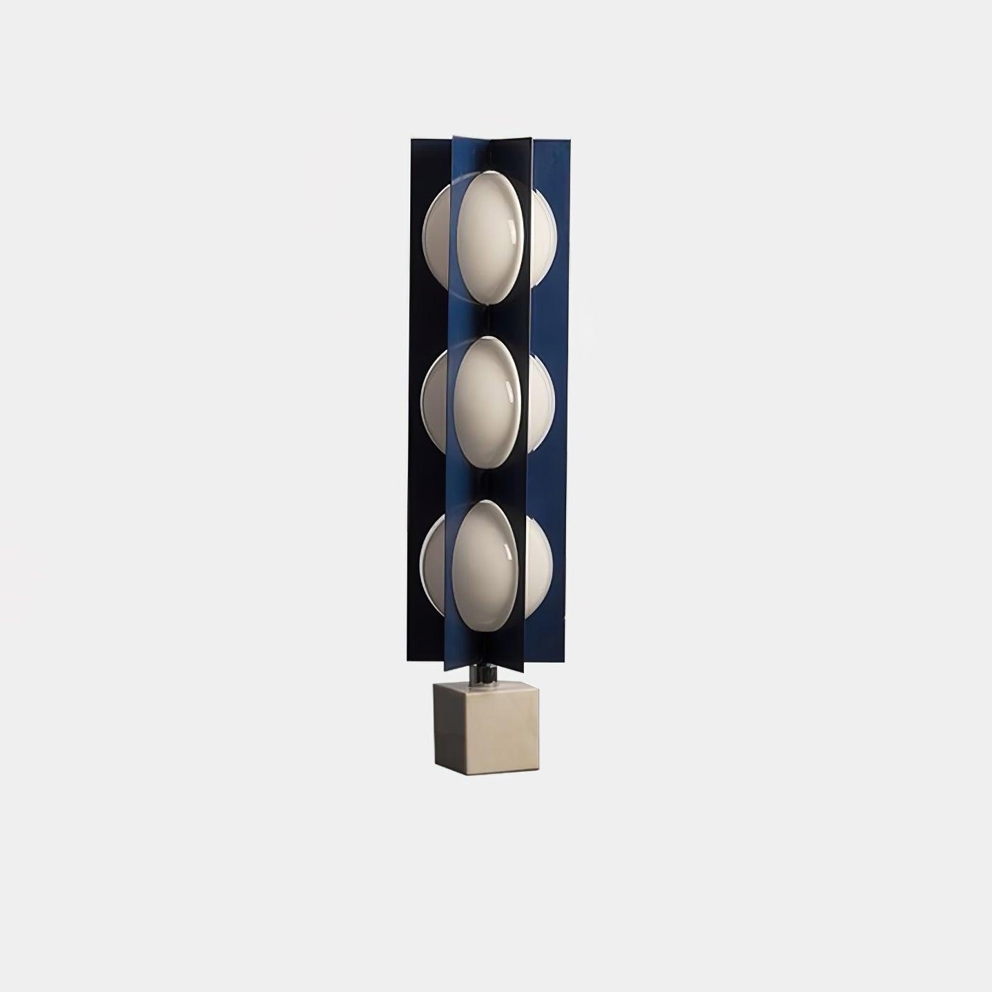 Blue Kleos Floor Lamp - Modern LED Standing Light for Living Room, Bedroom & Office - Adjustable Brightness & Energy Efficient