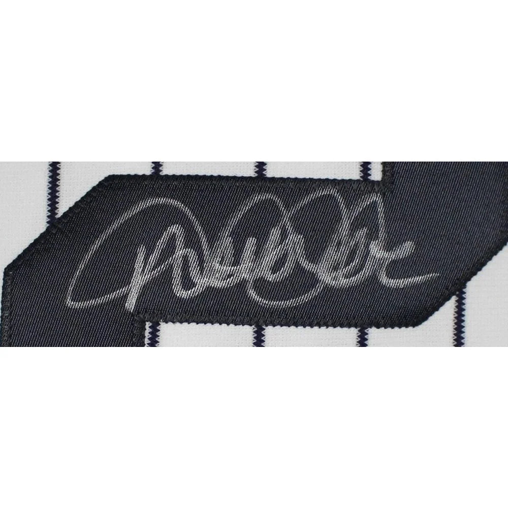 Authentic Derek Jeter Signed New York Yankees Pinstripe Jersey with COA - MLB Memorabilia for Collectors & Yankees Fans - Perfect for Display, Gifts & Sports Memorabilia Collections