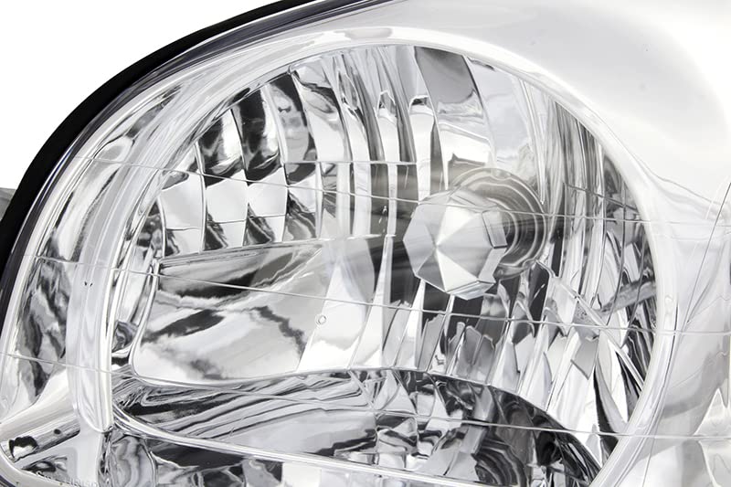 Hyundai Santa Fe Headlights Replacement Set - Halogen Lamps for Driver & Passenger Side (2001-2003 Models) | Perfect for Night Driving & Off-Road Adventures
