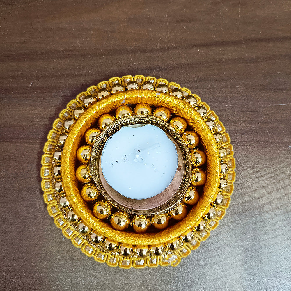 Premium Scented Designer Candles - Elegant Diya (D58) for Home Decor, Meditation, Weddings & Festive Celebrations - Handcrafted Aromatherapy Candles for Relaxation & Ambiance