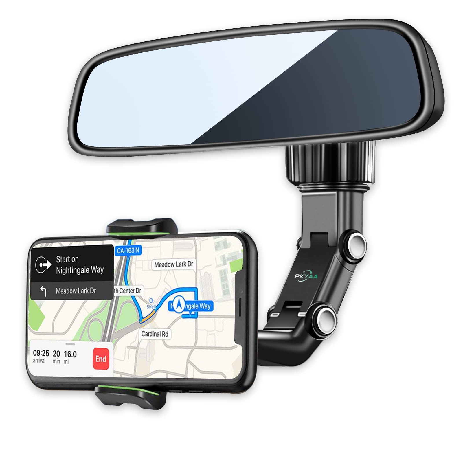 360° Rotating Universal Car Phone Mount Holder for All Smartphones - Secure GPS & Phone Holder for Safe Driving | Perfect for Road Trips, Commuting & Navigation