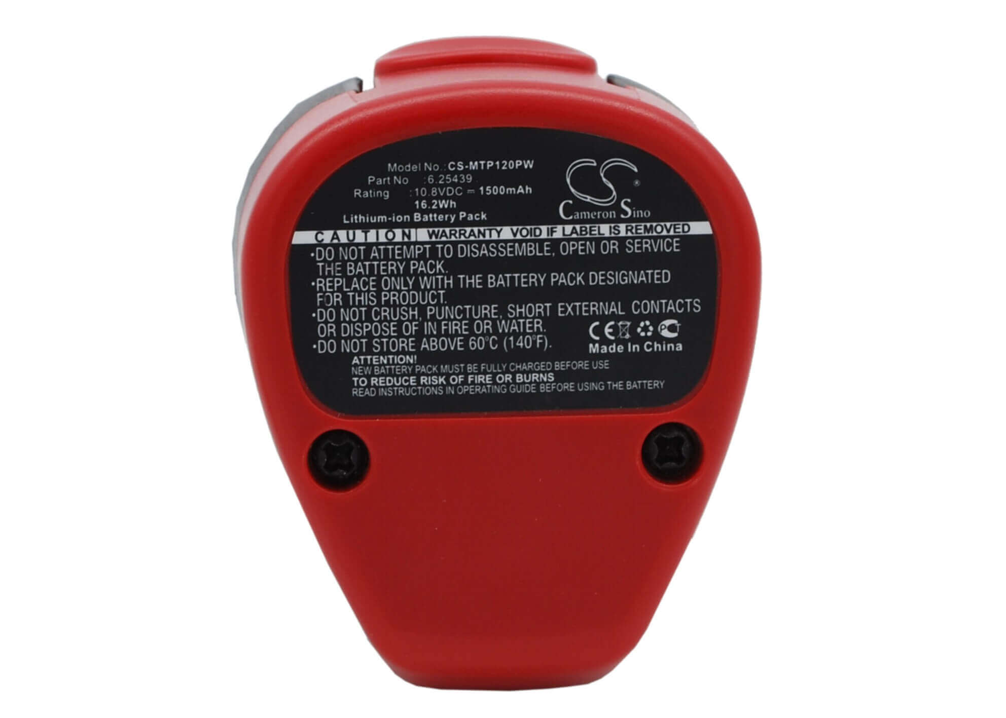 10.8V 1500mAh Li-ion Replacement Battery for Metabo Power Tools - Compatible with Metabo 6.25439, Powerimpact 12, Powerled 12 (16.2Wh) - Perfect for Drilling, Screwing & DIY Projects