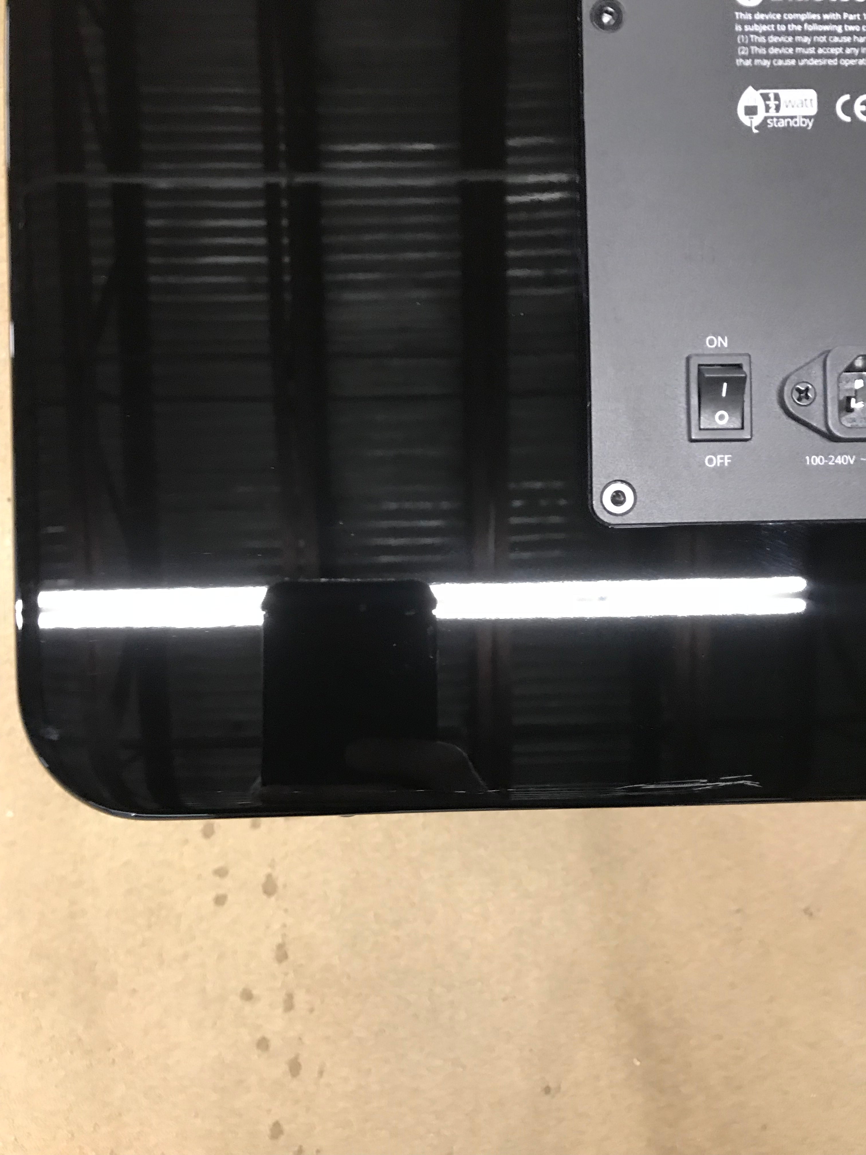 SB16 Ultra High Gloss Piano Black Power Outlet - Perfect for Home, Office, and Studio Electrical Installations