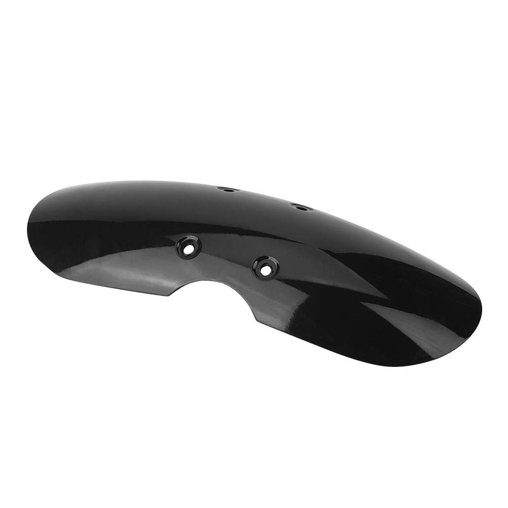ABS Motorcycle Front Fender Mudguard Cover - Short Design, Fits Triumph Bonneville/T100/Scrambler/Thruxton 2001-2016 Models (Black) - Perfect for Off-Road Riding, City Commuting & Motorcycle Protection