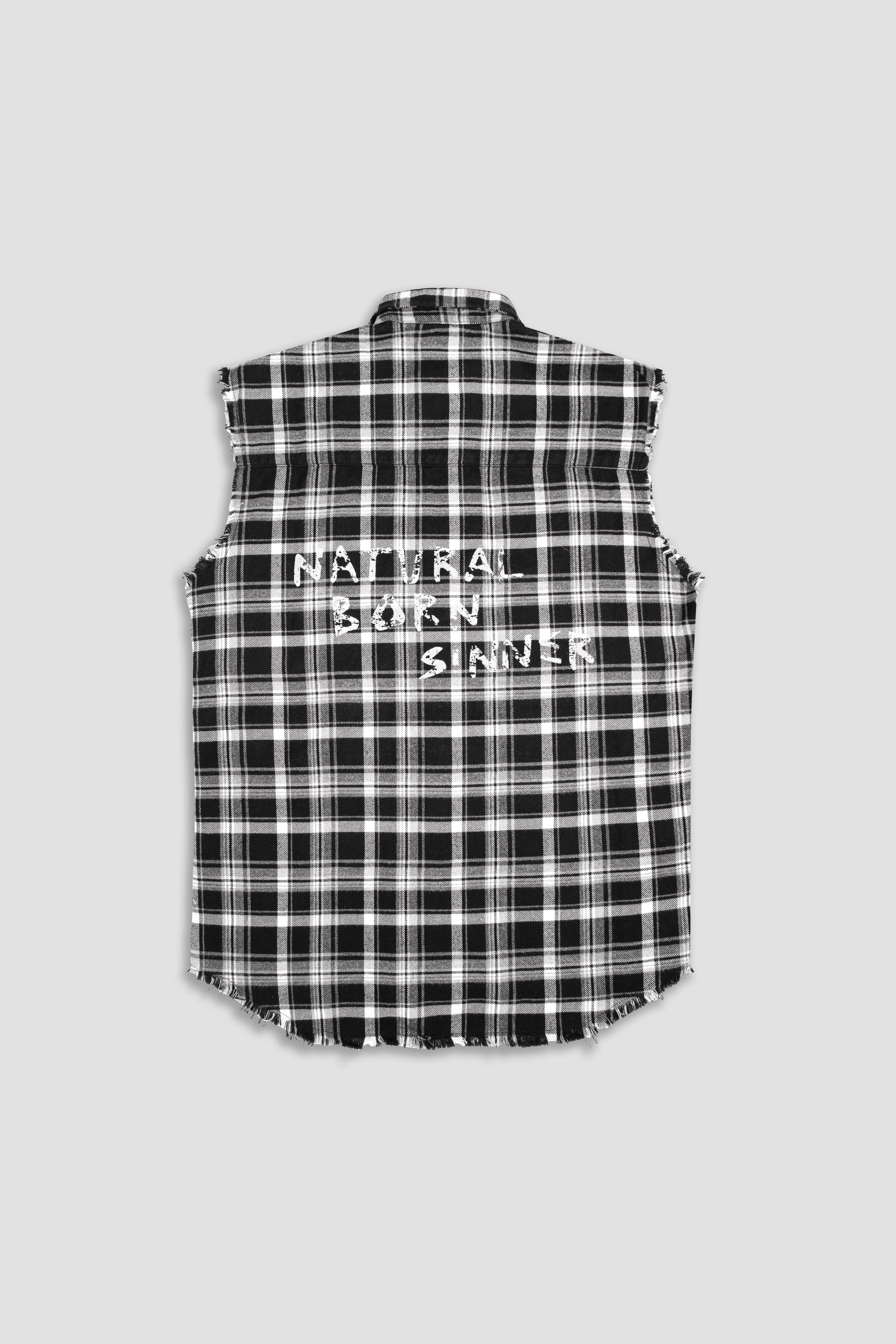 Natural Born Sinner Sleeveless Shirt for Men - Stylish Muscle Tank Top for Gym, Workout & Summer Streetwear