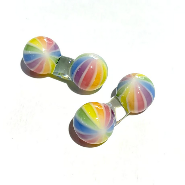 Japanese Glass Dip Pen Rest - Rainbow Calligraphy Nib Holder for Ink Writing & Art - Perfect for Calligraphy, Drawing, and Decorative Desk Display