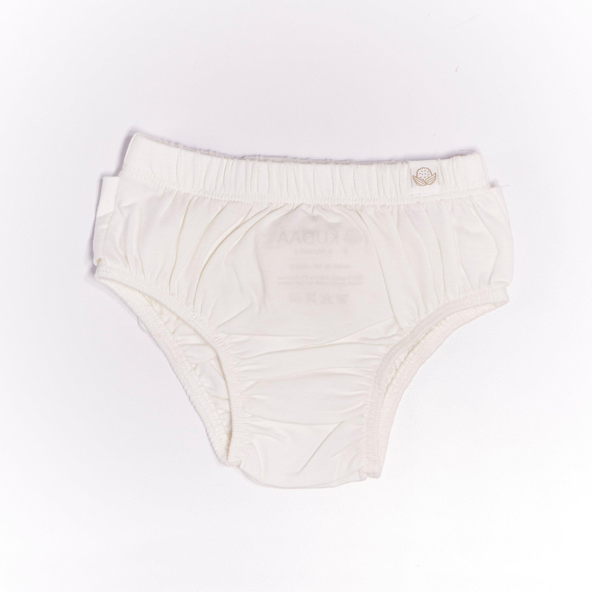 Organic Cotton Bow Tie Panties for Women - Bunny White - Comfortable and Breathable Underwear for Daily Wear, Sleep, and Special Occasions
