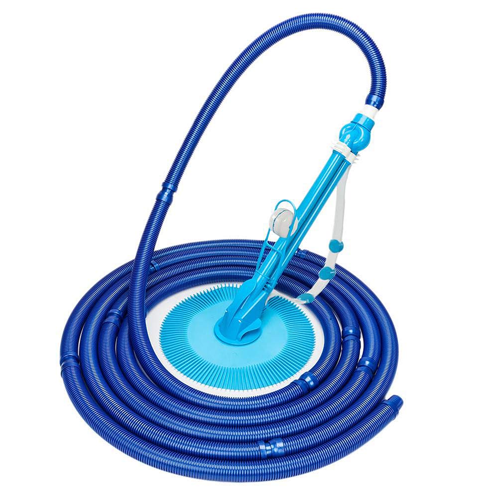 **Best In-Ground Pool Cleaner - Quiet & High-Speed Suction Vacuum with Extra Hoses | Flexible Crawler Design for Leaves, Sand & Debris | Perfect for Concrete, Vinyl & Fiberglass Pools**    *(Use Case: Ideal for residential in-ground pools, efficiently removes leaves, sand, and debris while maintaining quiet operation.)*