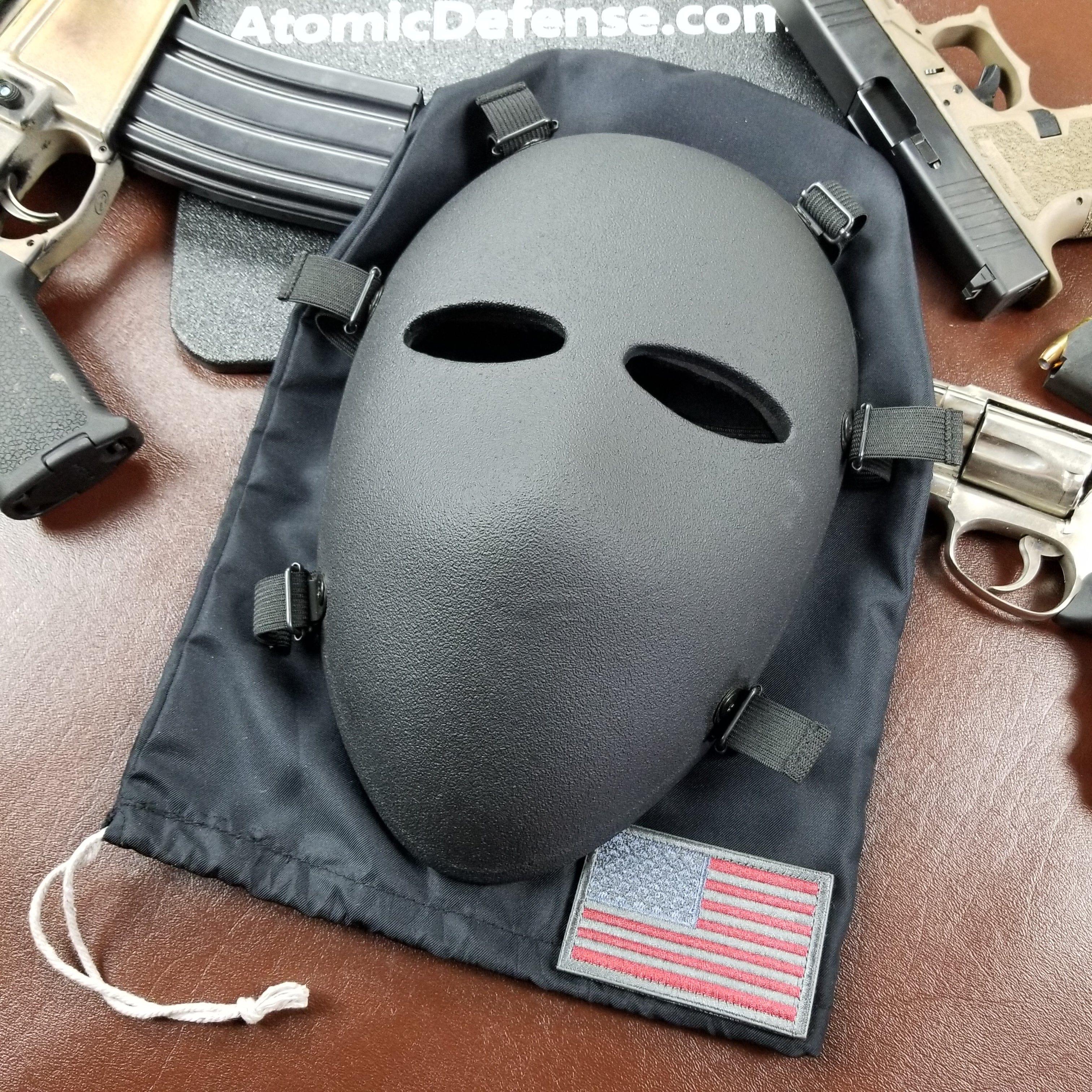 CQCM™ Full Face Bulletproof Mask - NIJ Level IIIA+ Certified for Maximum Protection | Tactical Gear for Military, Police & Self-Defense