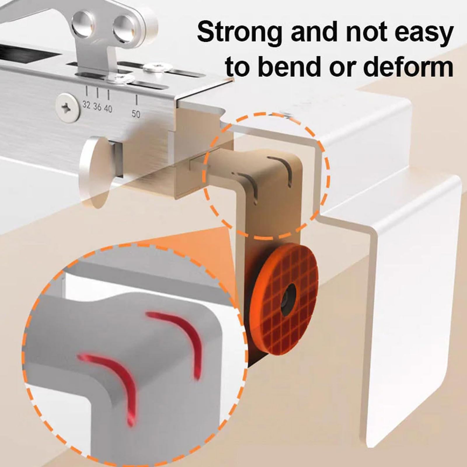 Adjustable Quick-Release Drawer Clamps - 2 Pack Heavy Duty One-Touch Fixing Clamps for Cabinet Panel Installation, Woodworking, and DIY Furniture Projects - Perfect for Home Repair & Workshop Use