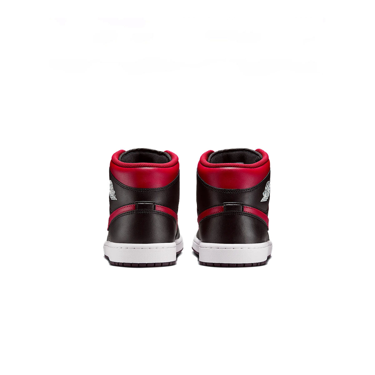 Air Jordan 1 Mid 'Bred' Basketball Shoes - Men's High-Top Sneakers for Streetwear & Casual Wear | Perfect for Basketball, Gym & Everyday Fashion